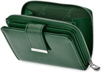 JENNIFER JONES dámská kožená peněženka lakovaná - zelená - 3
