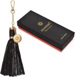 Monnari malá elegantní dámská kabelka s řetízkem dvoukomorová lakovaná kabelka se vzorem šupin - černá - 4