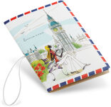 Vtipný obal na pas a další doklady zelená - 4