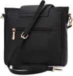 Kabelka Monnari s třásněmi elegantní prošívaná dámská crossbody - černá - 3