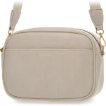 Dámská kabelka Peterson se dvěma crossbody popruhy přes rameno - béžová - 2