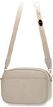 Dámská kabelka Peterson se dvěma crossbody popruhy přes rameno - béžová - 6