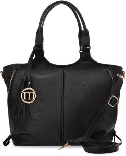 Monnari dámská taška shopper velká kabelka vak - černá