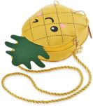 Malá krásná dívčí ananasovo-žluto-zelená kabelka listonoška dětská kabelka pro mládež - 3