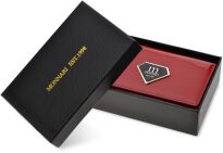 Lakovaná dámská peněženka Monnari na zip - červená. - 4