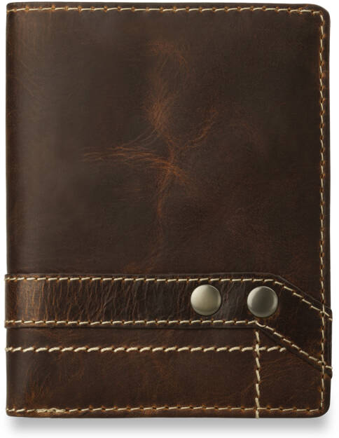 Klasická velmi prostorná kožená pánská peněženka