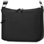 Dámská kabelka crossbody velká lehká taška přes rameno s nastavitelným popruhem - černá - 2