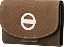 100% kůže - velká dámská peněženka - psaníčko s reliéfem - hadí kůže - 2