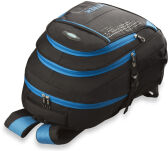 Pánský batoh do školy na výlet bag street černá - modrá - 4