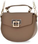 Elegantní kabelka Monnari na rameno klasická listonoška kufřík - béžová - 2