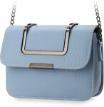 Krásná listonoška s klopou s řetízkem kovové zdobení růžová - 2