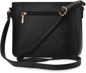 Monnari kabelka typu crossbody s kapsami dámská taška s třásněmi - černá - 3