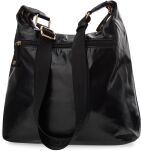 Monnari praktická dámská taška kabelka vak prostorná velká crossbody - černá - 3