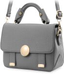 Elegantní dámská kabelka malá aktovka listonoška - černá - 2