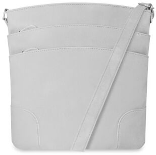 Klasická dámská kabelka univerzální crossbody - šedá