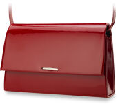 Krásná dámská listonoška psaníčkona rameno zpevněné dno černá - 2