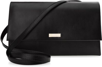 Dámské elegantní společenské psaníčko crossbody - matné černé