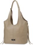 Monnari dámská taška vak shopper volná kabelka 2v1 + crossbody - béžová - 6