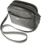 Klasická dámská kabelka objemná listonoška dvoukomorová univerzální taška přes rameno - 13