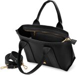 Monnari Premium Collection dámská kabelka na denní nošení kufřík shopper tote bag - černá - 2