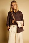 Elegantní dámská crossbody kabelka / ledvinka Monnari s pouzdrem – béžová - 5