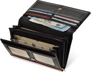 Monnari elegantní dámská peněženka se vzorem krokodýlí kůže - červená - 3