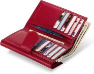 Elegantní dámská kožená peněženka a-art černá - 5