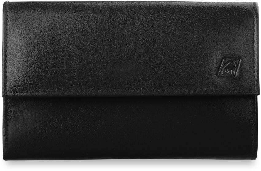 Elegantní dámská kožená peněženka a-art černá