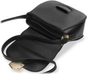 Elegantní dámská kabelka listonoška zpevněná bílá - 5