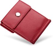 Univerzální kožená peněženka dolarovka - červená - 4
