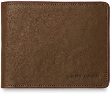 Horizontální pánská peněženka pierre cardin přírodní kůže