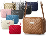 Prošívaná malá dámská kabelka tmavě modrá - 5