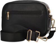 Victoria&co dámská kabelka pletená prošívaná crossbody - černá - 3