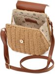 Monnari pletená dámská kabelka crossbody kufřík elegantní malý košík na popruhu - camel - 2