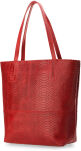Dámská kabelka velký vak shopper bag z pravé kůže semiš - šedá - 2