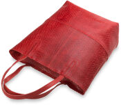 Dámská kabelka velký vak shopper bag z pravé kůže semiš - šedá - 4