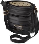 Dámská kabelka Monnari crossbody na rameno s nastavitelným popruhem - černá. - 4