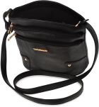 Prostorná městská dámská crossbody kabelka s kapsami – růžová - 5