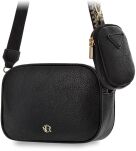 Dámská kabelka Rovicky 2v1 taška s popruhem přes rameno objemná taška + pouzdro na peněženku - černá - 5