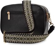 Dámská kabelka Rovicky 2v1 taška s popruhem přes rameno objemná taška + pouzdro na peněženku - černá - 3