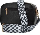 Dámská kabelka Rovicky 2v1 crossbody taška přes rameno + pouzdro - černá - 3