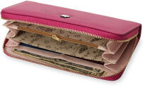 Okouzlující dámská peněženka psaníčko 2v1 dívčí vzor zlatá - 4