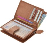 Dámská šikovná peněženka na mince - béžová - 5