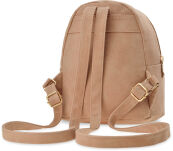 Elegantní klasický městský batoh elegantní malý dámský batoh matný nubuk - szary - 3