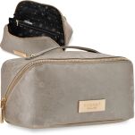 Elegantní dámský dvoukomorový organizér na kosmetiku Monnari - béžový - 4