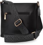 Monnari dámská taška typu crossbody kabelka pošťáka reportérka s popruhem - černá - 3