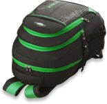 Veľký pánský batoh do školy na výlety bag street - černozelený - 4