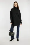 Monnari crossbody kabelka s logem malá poštovní taška klasická elegantní - černá - 6