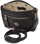 Monnari crossbody kabelka s logem malá poštovní taška klasická elegantní - černá - 4