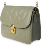 Dámská kabelka retro listonoška kufřík s klopou ve stylu vintage - 9